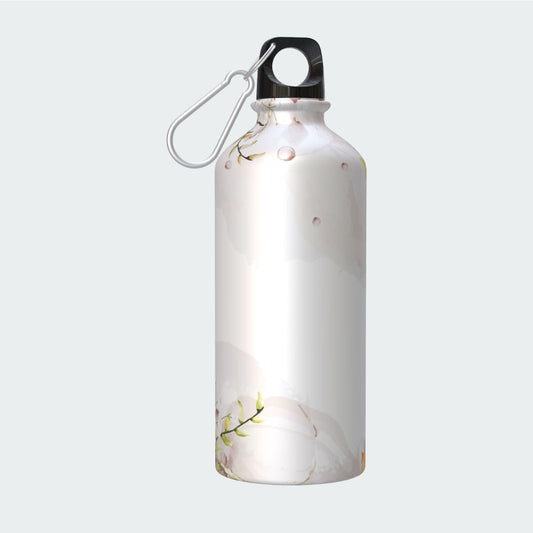 Botella Flores con logo marca Balgope