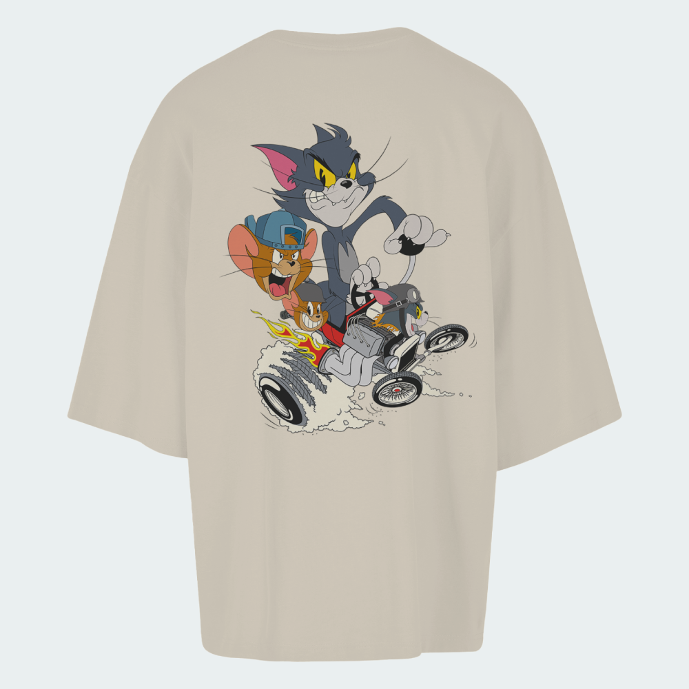 Tom and Jerry runing